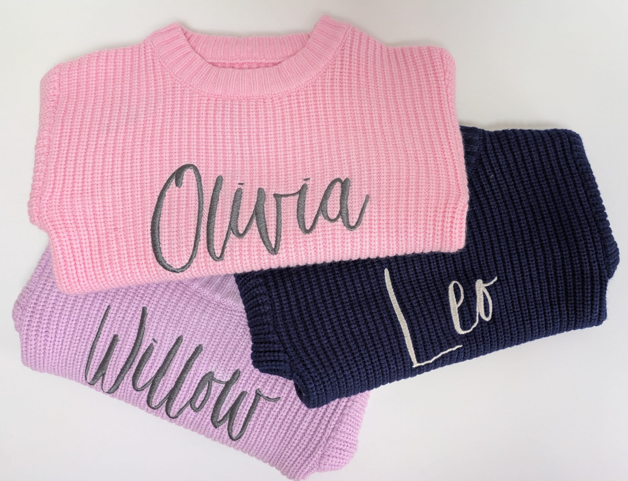 Children's Personalised Machine Embroidered Jumpers - Image 4