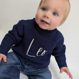 Children's Personalised Machine Embroidered Jumpers