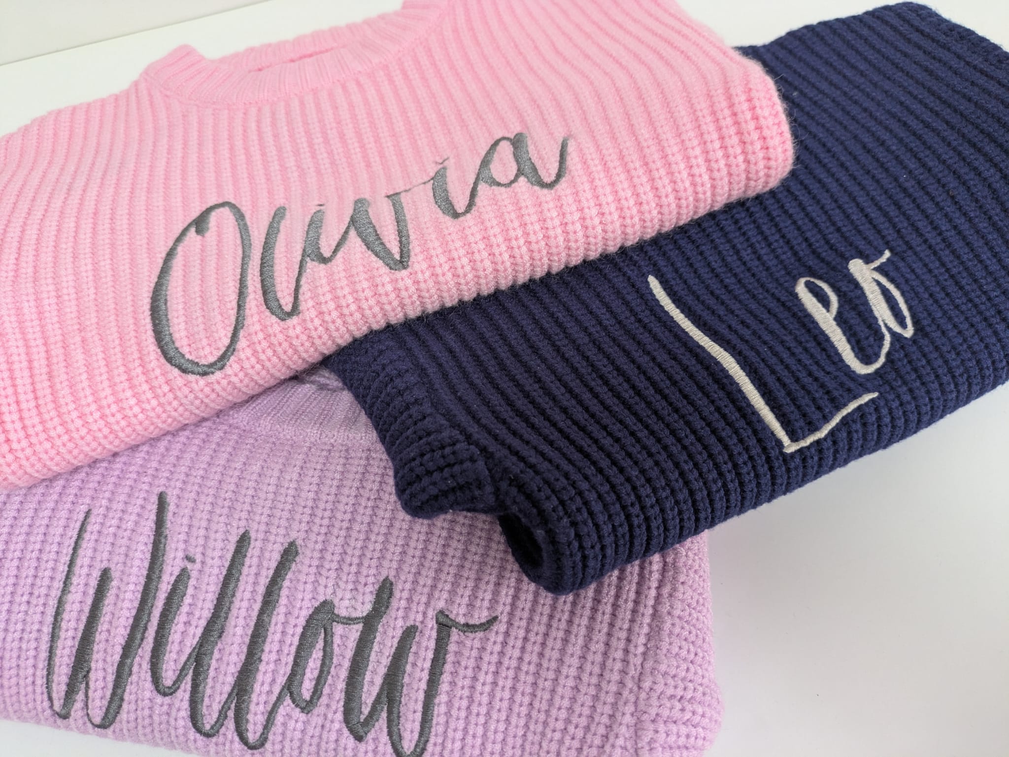 Children's Personalised Machine Embroidered Jumpers - Image 2