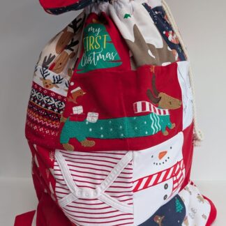 Memory Christmas Sack (Large) - Handmade out of Clothing